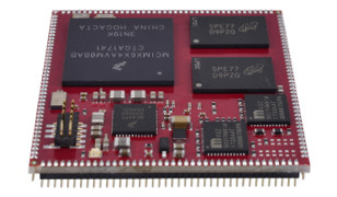 Horní pohled na procesorový modul SQM4-SX6